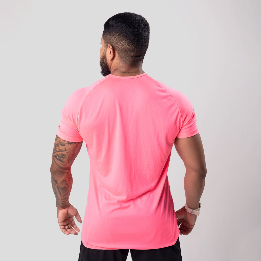3193. Camiseta Dry Fit Workout® Rosa Neon