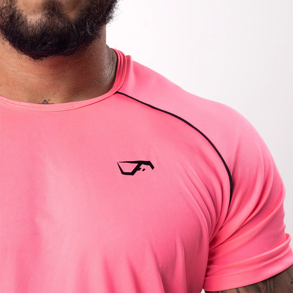 3193. Camiseta Dry Fit Workout® Rosa Neon