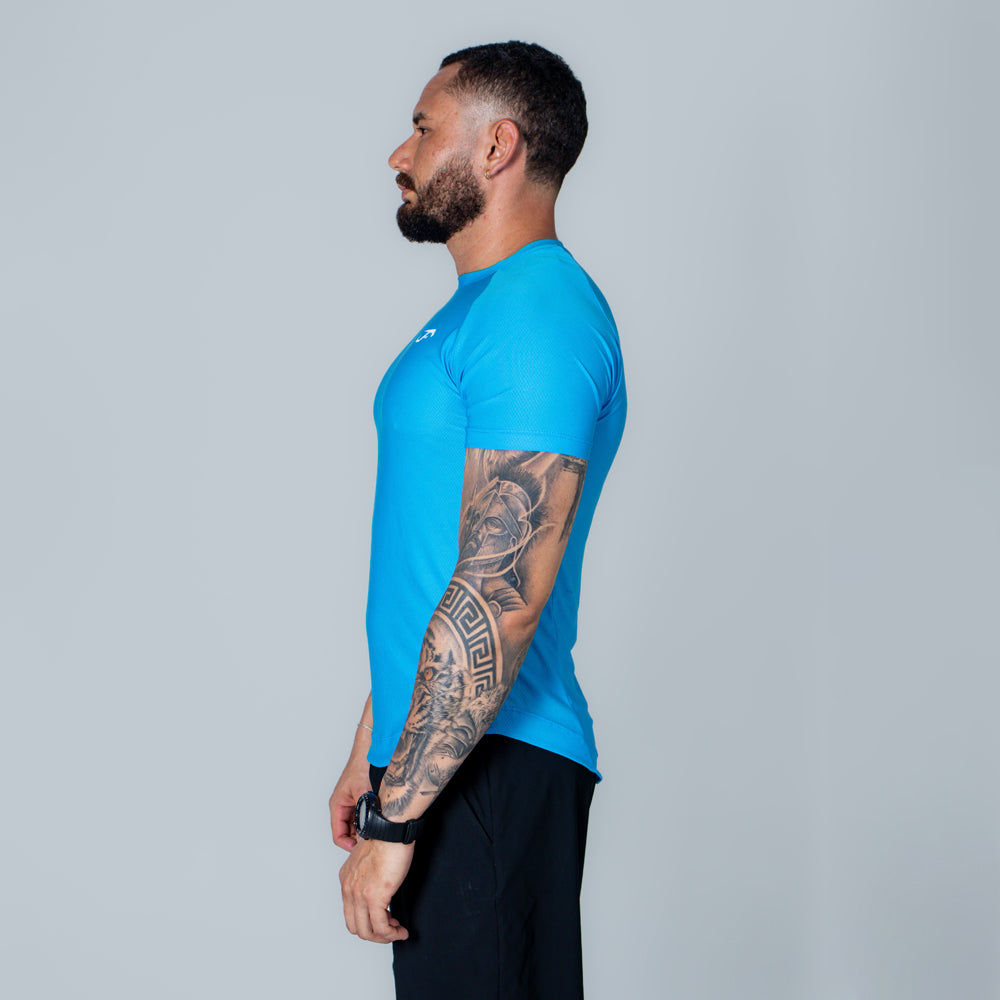 Camiseta Dry Fit Ascend Azul Sea