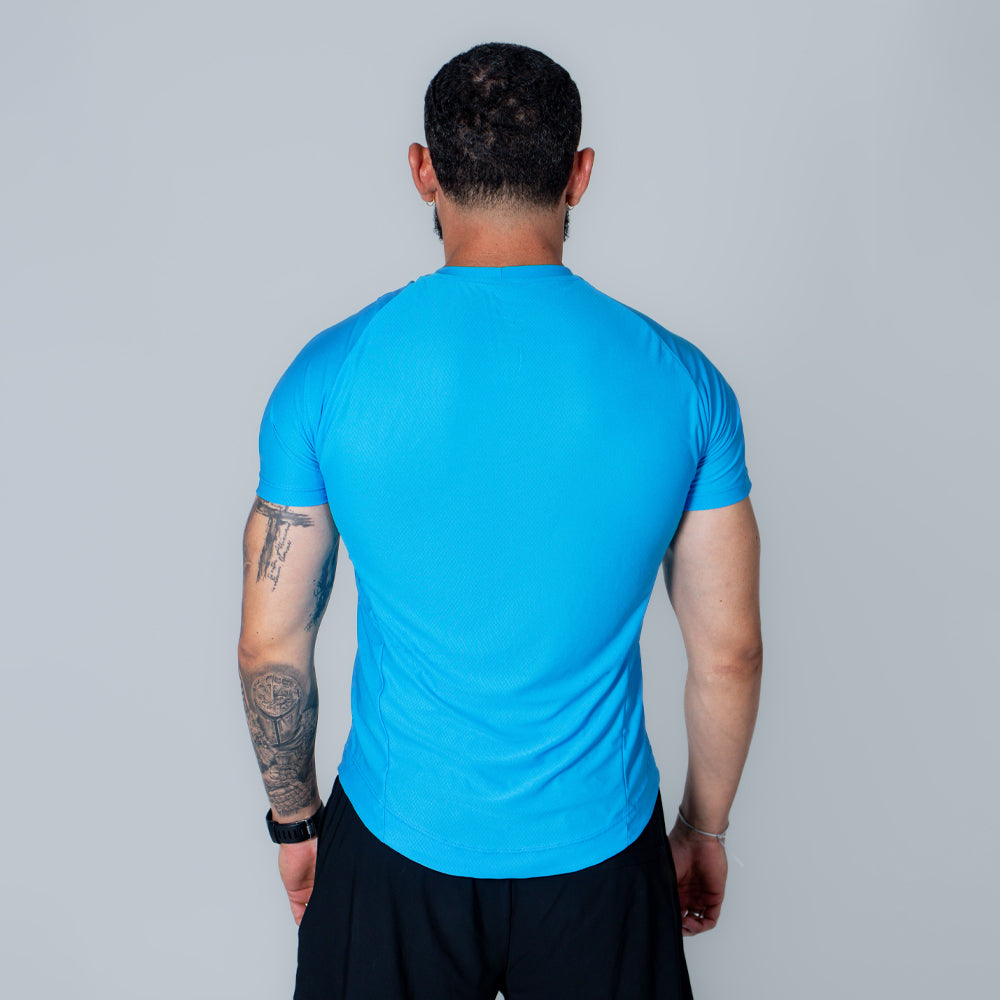 Camiseta Dry Fit Ascend Azul Sea