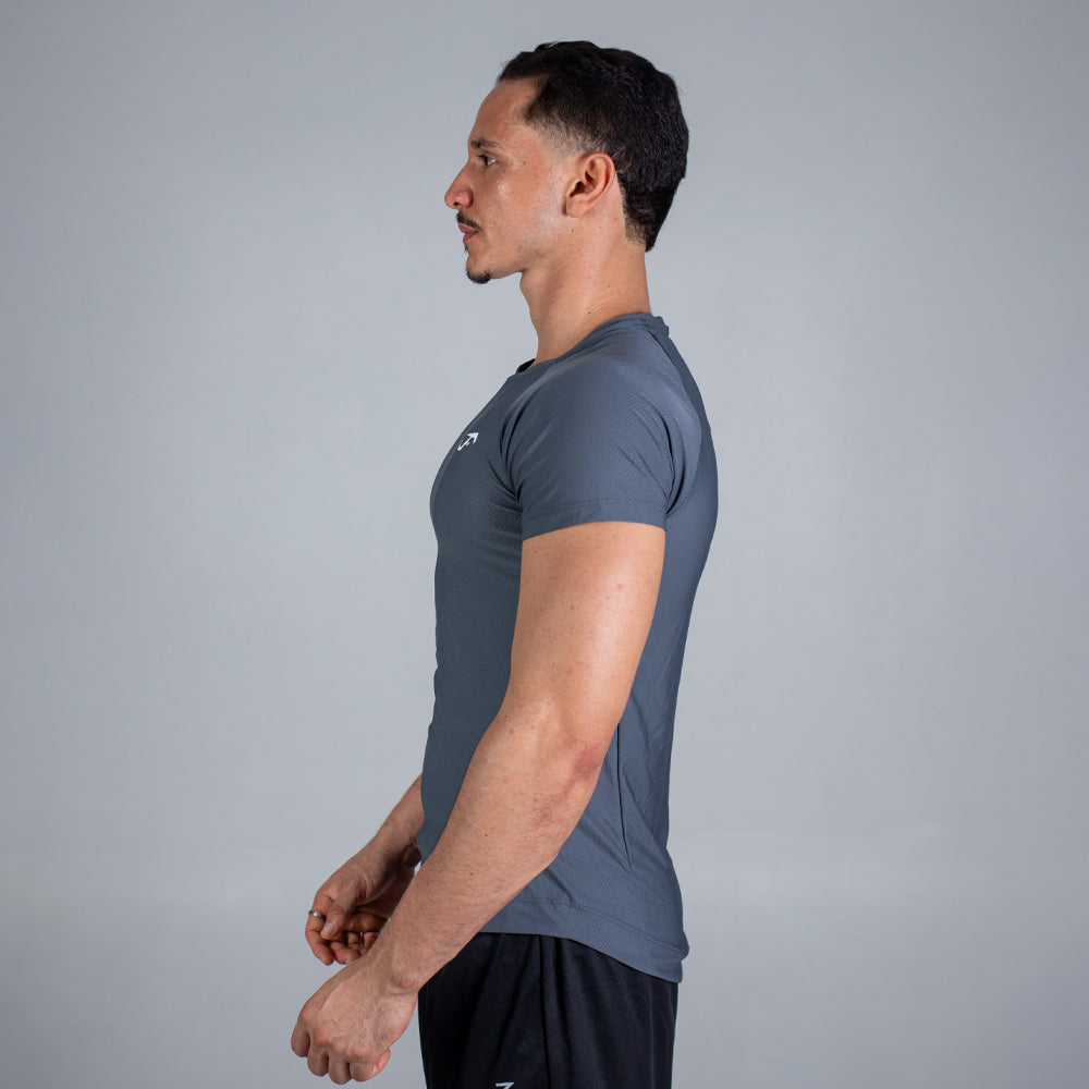 Camiseta Dry Fit Ascend Cinza Graphite