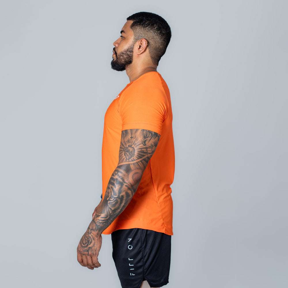 Camiseta Dry Fit Ascend Laranja