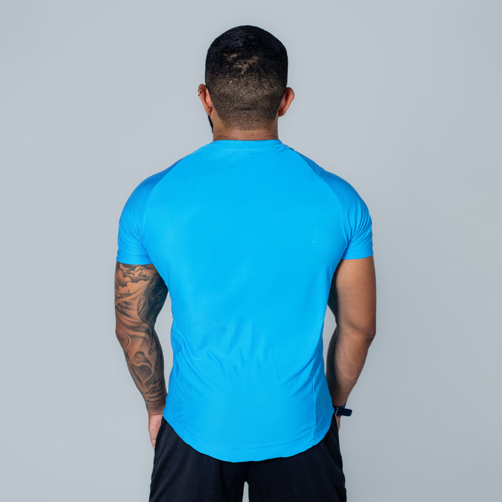 Camiseta Dry Fit Axis Azul Sea