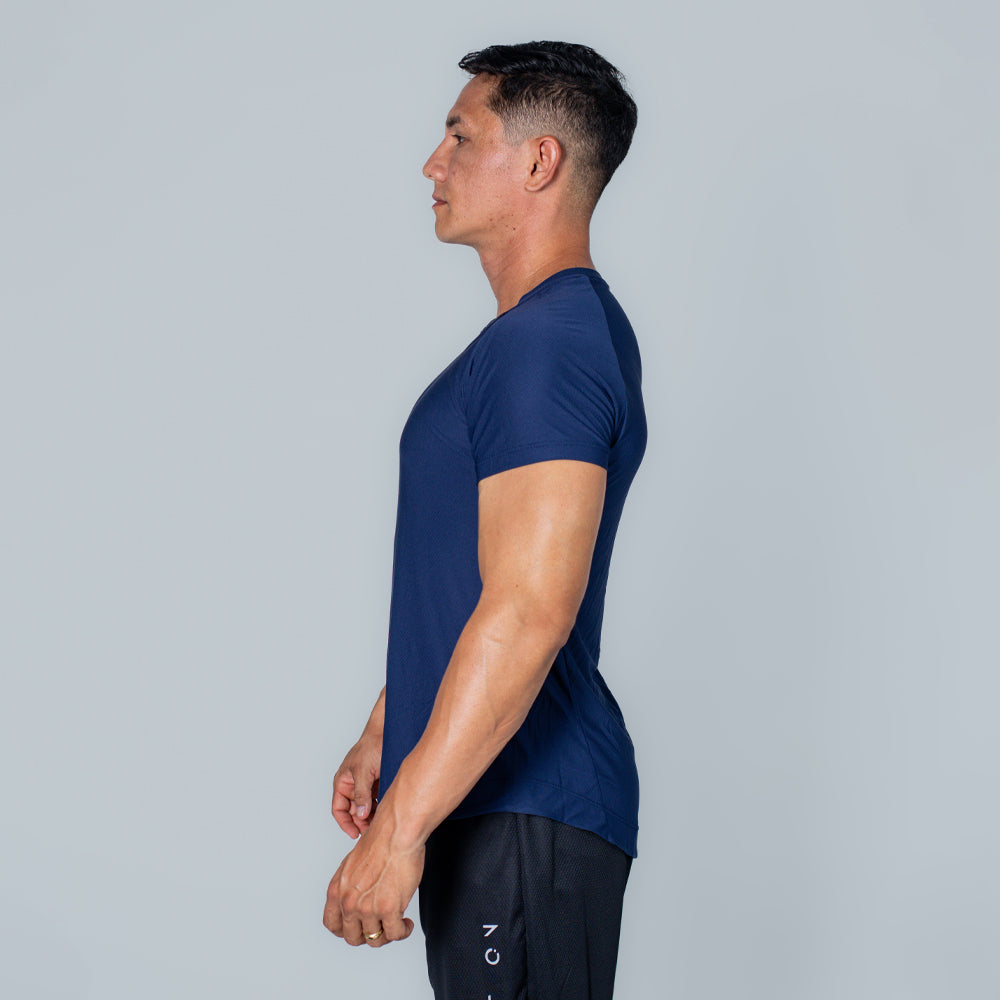 Camiseta Dry Fit Axis Azul Space