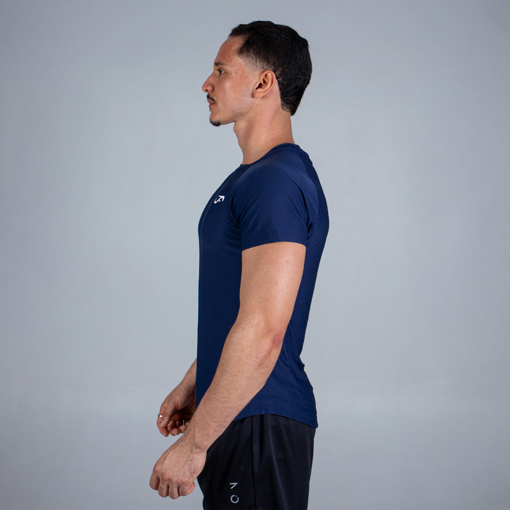 Camiseta Dry Fit Ascend Azul Space