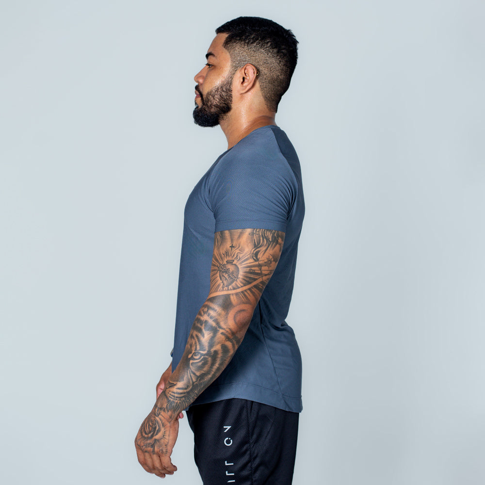 Camiseta Dry Fit Rux Cinza Graphite