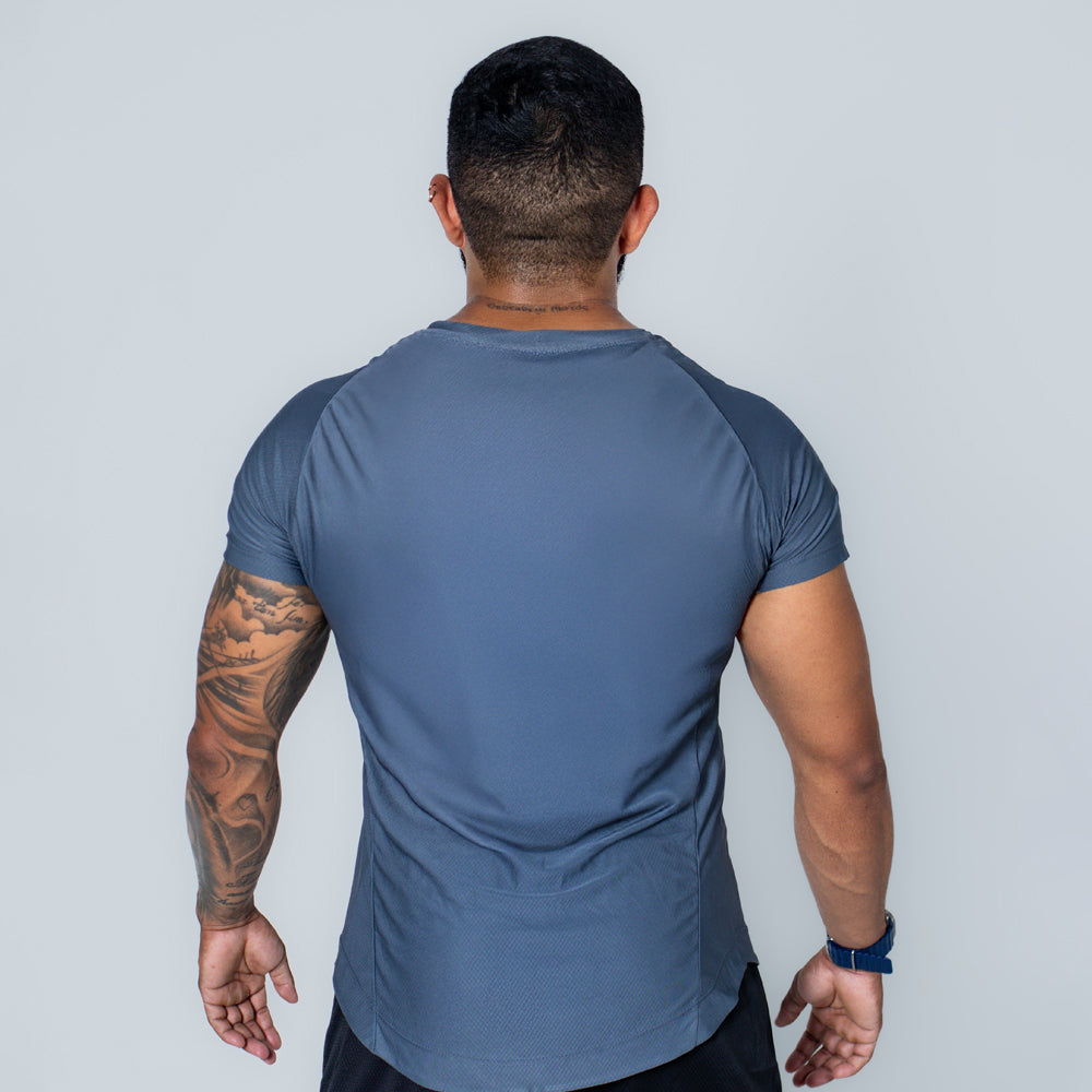 Camiseta Dry Fit Rux Cinza Graphite