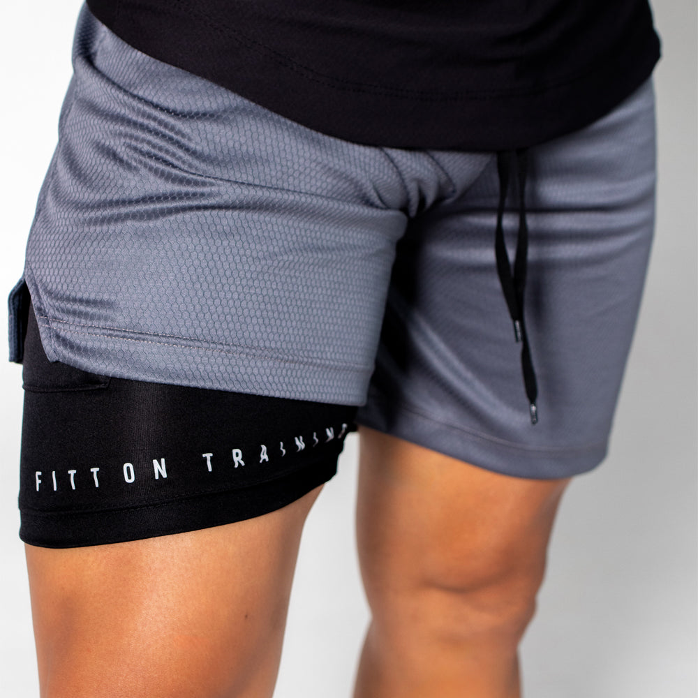 Short Core Motion Duplo Cinza