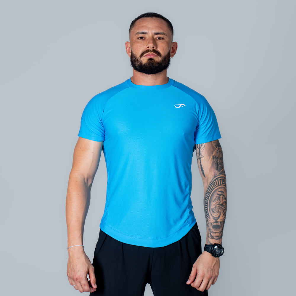 Camiseta Dry Fit Ascend Azul Sea