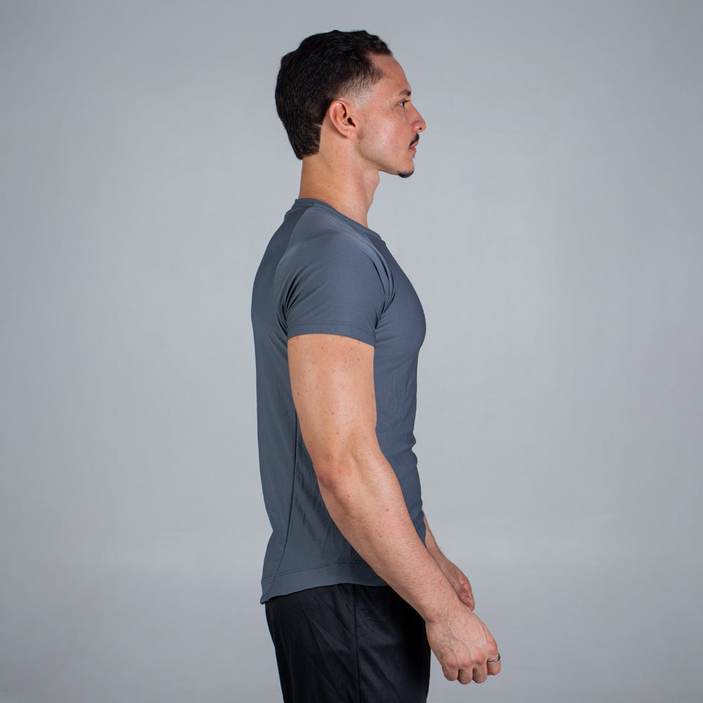 Camiseta Dry Fit Ascend Cinza Graphite