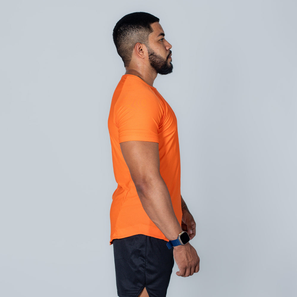 Camiseta Dry Fit Ascend Laranja