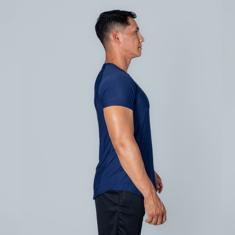 Camiseta Dry Fit Axis Azul Space