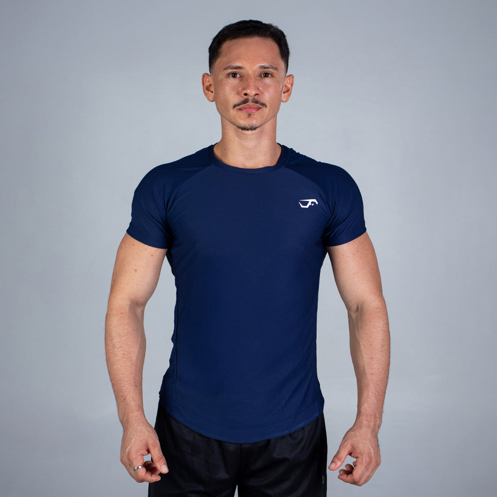 Camiseta Dry Fit Ascend Azul Space