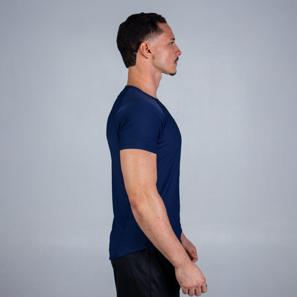 Camiseta Dry Fit Ascend Azul Space