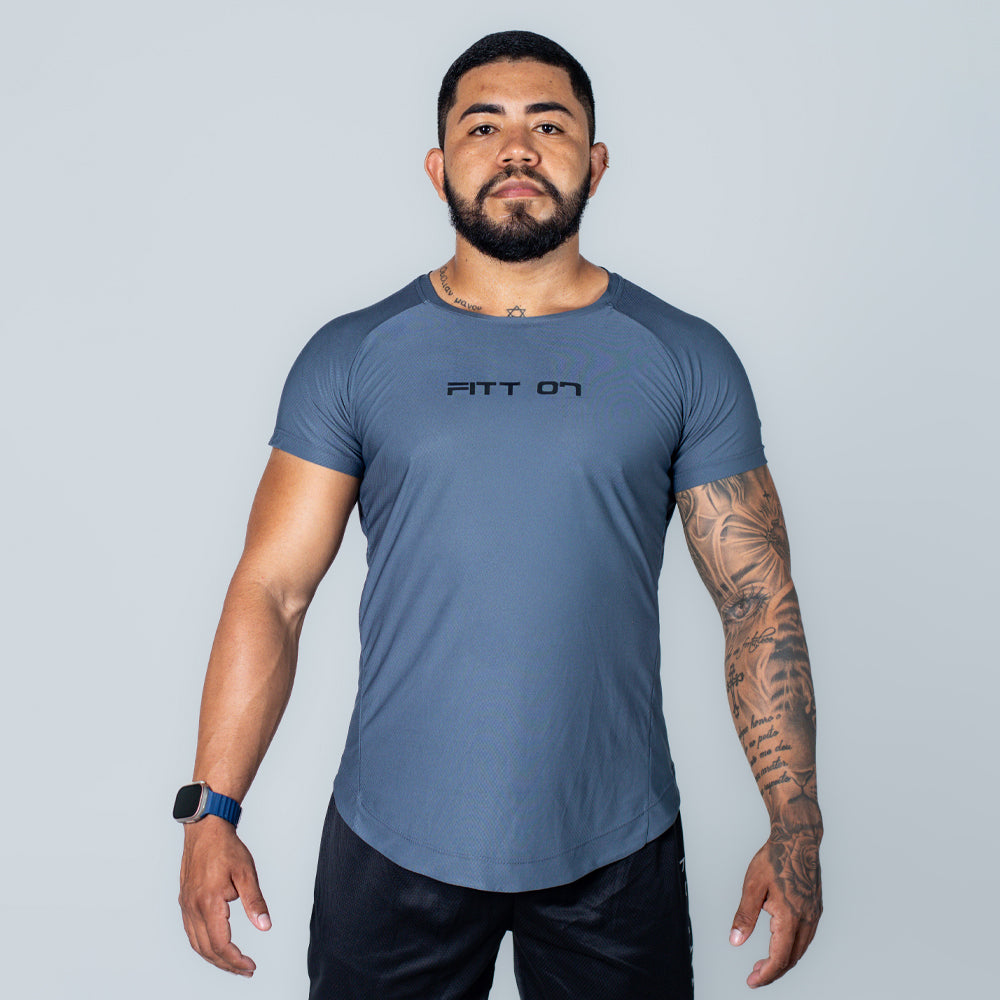 Camiseta Dry Fit Rux Cinza Graphite