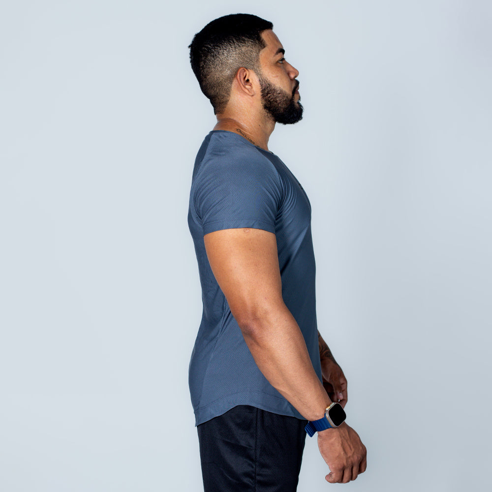 Camiseta Dry Fit Rux Cinza Graphite