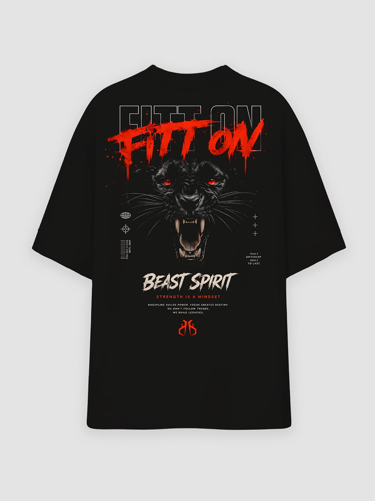 Camiseta Oversized Panther Dark